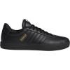 imageadidas Mens VL Court 30 ShoeBlackBlackGold Metallic