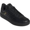 imageadidas Mens VL Court 30 ShoeBlackBlackGold Metallic