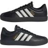 imageadidas Mens VL Court 30 ShoeBlackOrbit GreyGold Metallic