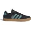 imageadidas Mens VL Court 30 ShoeBlackPowder TealSilver Metallic