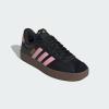 imageadidas Mens VL Court 30 ShoeBlackTrue PinkGold Metallic