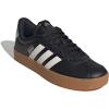 imageadidas Mens VL Court 30 ShoeBlackWhiteSilver Metallic