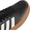 imageadidas Mens VL Court 30 ShoeBlackWhiteSilver Metallic