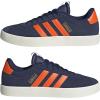 imageadidas Mens VL Court 30 ShoeDark BlueImpact OrangeGold Metallic