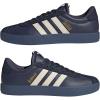 imageadidas Mens VL Court 30 ShoeShadow NavyWonder WhiteGold Metallic