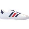 imageadidas Mens VL Court 30 ShoeWhiteTeam Navy BlueBetter Scarlet