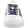 imageadidas Mens VL Court 30 ShoeWhiteTeam Navy BlueBetter Scarlet