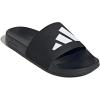 imageadidas Unisex Adult Adilette Shower Slip On SlidesBlackWhiteBlack