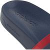 imageadidas Unisex Adult Adilette Shower Slip On SlidesDark BlueDark BlueBetter Scarlet
