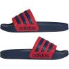 imageadidas Unisex Adult Adilette Shower Slip On SlidesDark BlueDark BlueBetter Scarlet