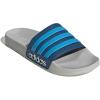 imageadidas Unisex Adult Adilette Shower Slip On SlidesDusky PetrolLucid AquamarineGrey