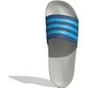 imageadidas Unisex Adult Adilette Shower Slip On SlidesDusky PetrolLucid AquamarineGrey