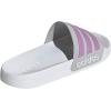imageadidas Unisex Adult Adilette Shower Slip On SlidesGreyPreloved PurpleGrey