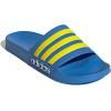 imageadidas Unisex Adult Adilette Shower Slip On SlidesRay BlueYellowWhite