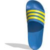 imageadidas Unisex Adult Adilette Shower Slip On SlidesRay BlueYellowWhite