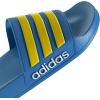 imageadidas Unisex Adult Adilette Shower Slip On SlidesRay BlueYellowWhite