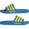 imageadidas Unisex Adult Adilette Shower Slip On SlidesRay BlueYellowWhite