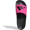 imageadidas Unisex Adult Adilette Shower Slip On SlidesShock PinkBlackBlack