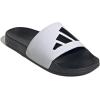 imageadidas Unisex Adult Adilette Shower Slip On SlidesWhiteBlackBlack