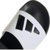 imageadidas Unisex Adult Adilette Shower Slip On SlidesWhiteBlackBlack