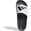 imageadidas Unisex Adult Adilette Shower Slip On SlidesWhiteBlackBlack