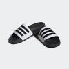 imageadidas Unisex Adult Adilette Shower Slip On SlidesWhiteBlackBlack2023