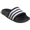 imageadidas UnisexAdult Adilette Noshower Slide SandalBlackWhiteWhite