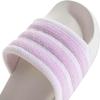 imageadidas UnisexAdult Adilette Noshower Slide SandalWhiteBliss LilacAlmost Pink