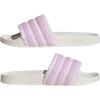 imageadidas UnisexAdult Adilette Noshower Slide SandalWhiteBliss LilacAlmost Pink