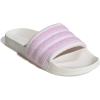 imageadidas UnisexAdult Adilette Noshower Slide SandalWhiteBliss LilacAlmost Pink