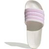 imageadidas UnisexAdult Adilette Noshower Slide SandalWhiteBliss LilacAlmost Pink