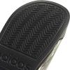 imageadidas UnisexChild Adilette Shower Logo K Slide SandalBlackChalk WhiteTent Green