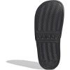 imageadidas UnisexChild Adilette Shower Logo K Slide SandalBlackChalk WhiteTent Green