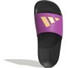 imageadidas UnisexChild Adilette Shower Logo K Slide SandalBlackPurple Burst