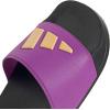 imageadidas UnisexChild Adilette Shower Logo K Slide SandalBlackPurple Burst