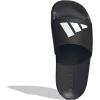 imageadidas UnisexChild Adilette Shower Logo K Slide SandalBlackWhiteBlack