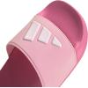 imageadidas UnisexChild Adilette Shower Logo K Slide SandalBliss PinkWhiteClear Pink
