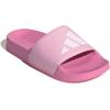 imageadidas UnisexChild Adilette Shower Logo K Slide SandalBliss PinkWhiteClear Pink