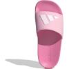 imageadidas UnisexChild Adilette Shower Logo K Slide SandalBliss PinkWhiteClear Pink