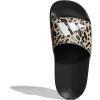 imageadidas UnisexChild Adilette Shower Logo K Slide SandalCrystal LinenCore WhiteBlack