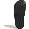 imageadidas UnisexChild Adilette Shower Logo K Slide SandalCrystal LinenCore WhiteBlack