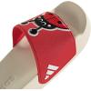 imageadidas UnisexChild Adilette Shower Logo K Slide SandalPure RubyWhiteOff White