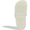 imageadidas UnisexChild Adilette Shower Logo K Slide SandalPure RubyWhiteOff White