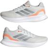 imageadidas Womens Run Falcon 5 Running ShoesCrystal WhiteIron MetallicBeam Orange