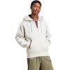 imageadidas mens Essentials 3stripes Fleece Fullzip Hooded Track TopWonder AluminaWhite