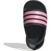 imageadidas unisexbaby Adilette EstrapBlackBliss PinkBlack