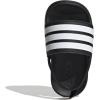 imageadidas unisexbaby Adilette EstrapBlackWhiteBlack