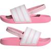 imageadidas unisexbaby Adilette EstrapClear Pink Cloud White Bliss Pink