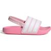 imageadidas unisexbaby Adilette EstrapClear Pink Cloud White Bliss Pink