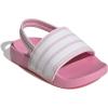 imageadidas unisexbaby Adilette EstrapClear PinkWhiteBliss Pink